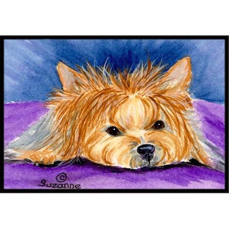 Carolines Treasures 18 x 27 in. Yorkie Indoor Outdoor Doormat SS8749MAT